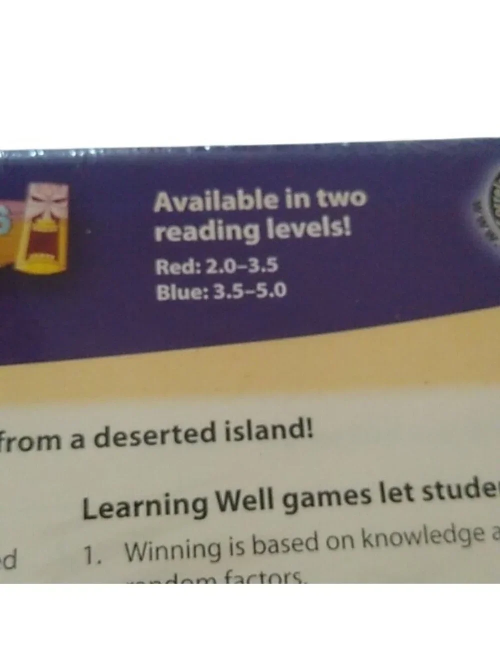 Edupress Drawing Conclusions Game, SHIPWRECKED Blue Level (EP61081)